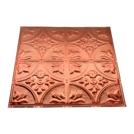 Acoustic Ceiling Products Great Lakes Tin Jamestown 2' X 2' Lay-in Tin Ceiling Tile in Penny Vein - Y51-05